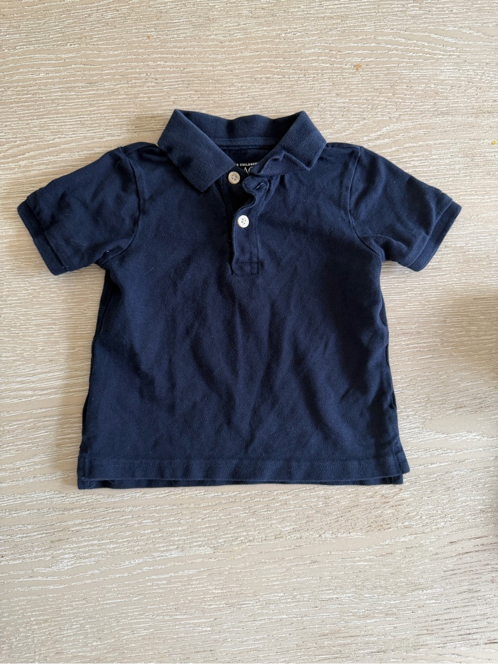 The children’s place navy blue uniform pique polo, 2T